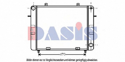 AKS DASIS 150490n -  Радиатор, охлаждение двигателя
